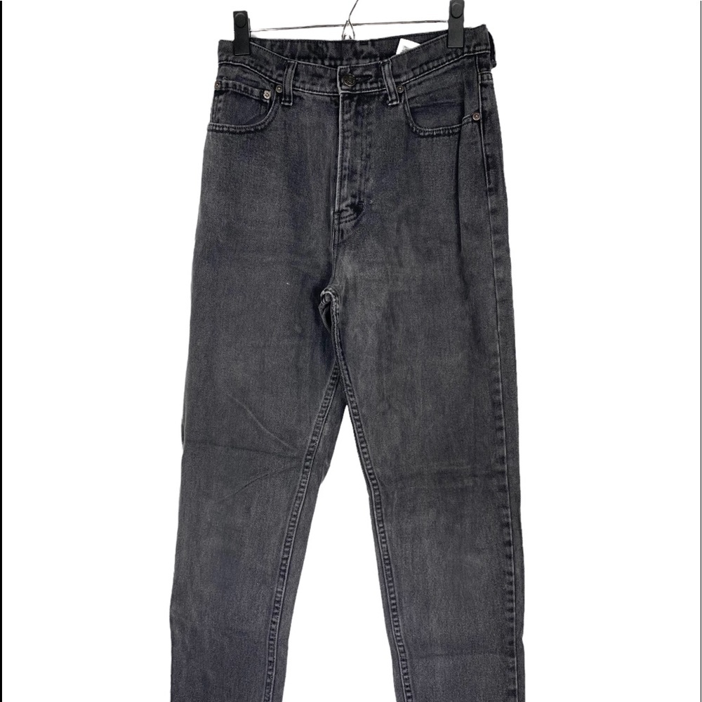 Vintage 90s Jordache Women High Waisted Jeans Denim 28x40 Size 11/12 Black